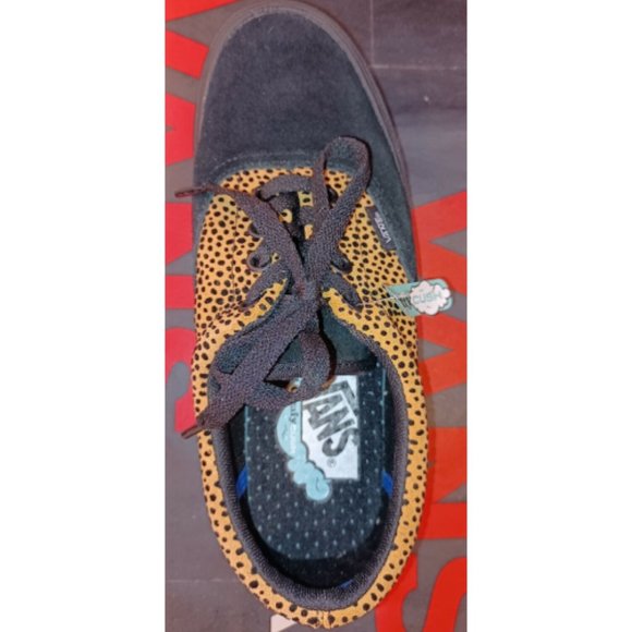 Vans Comfycush Era Tiny Cheetah Black Suede Men's 5.5/Women's 7 VN0A3WM9VWS - Picture 5 of 11